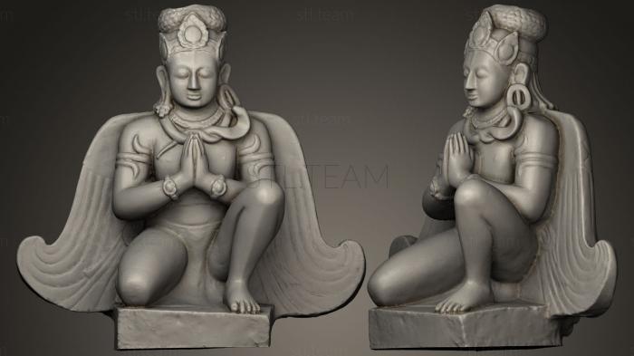 Скульптуры индийские Камень Гаруда